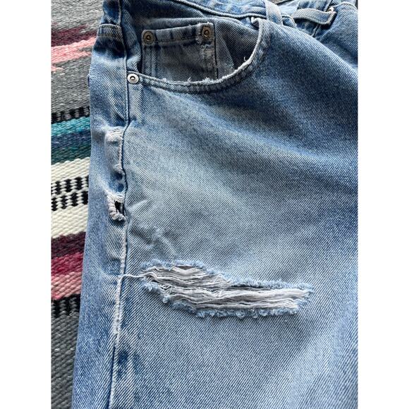 90s Distressed Sonoma High Rise Tapered Relaxed Fit Jeans Size 32 - Picture 6 of 8